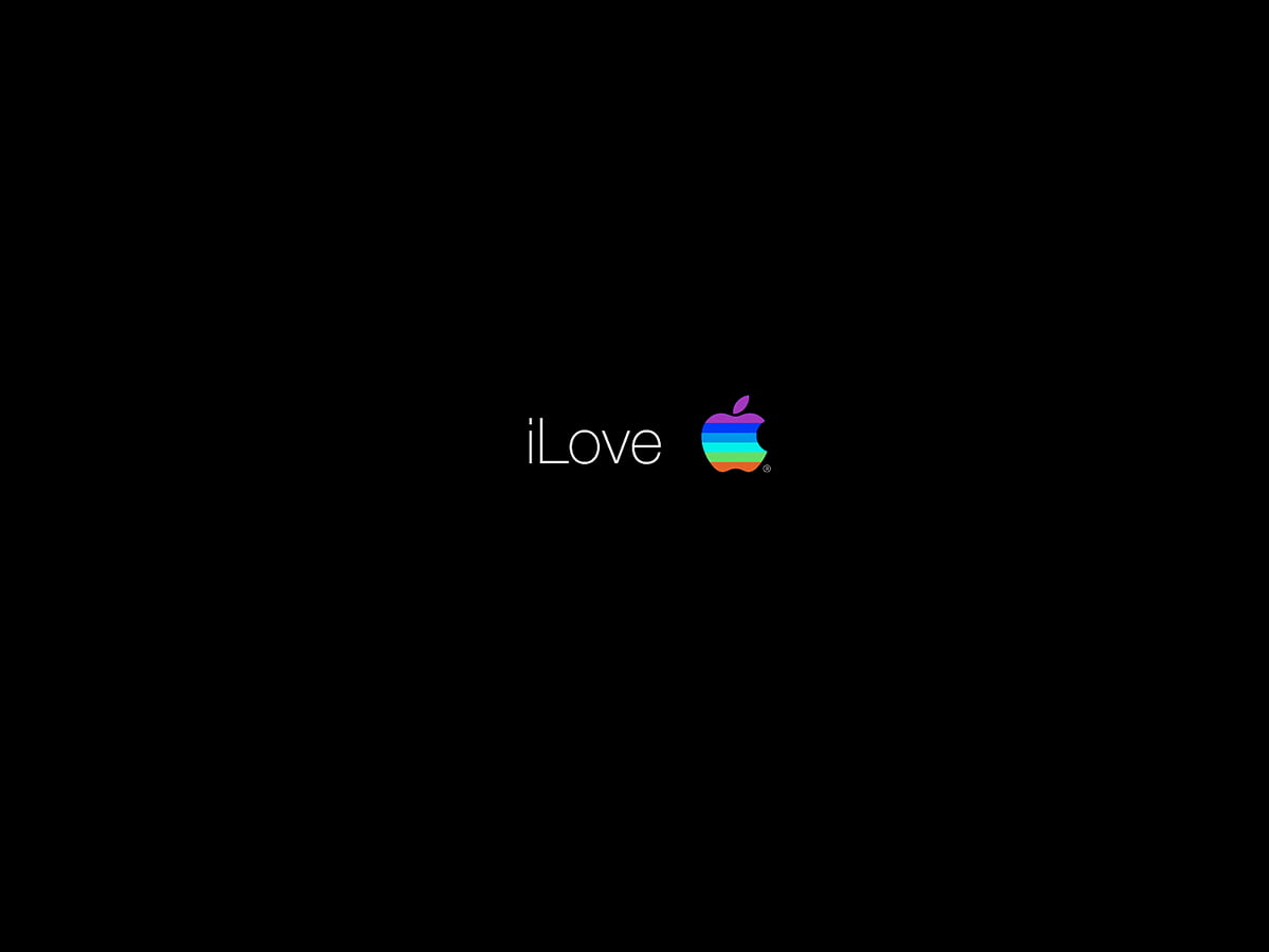Logo Apple, nere, buio, luce, logo — immagini sfondi (1600x1200)