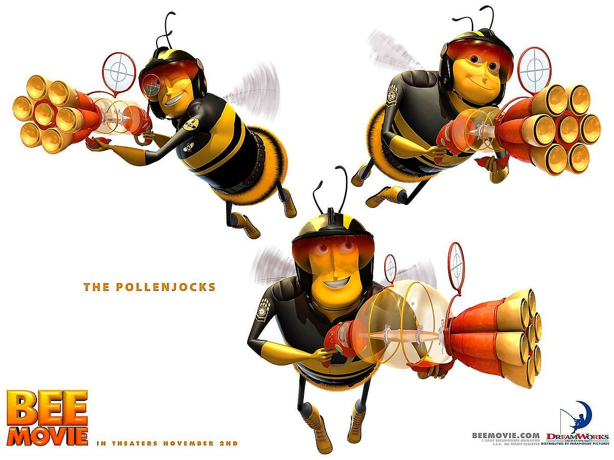 Gratis sfondi HD - Ape, cartoni animati, ape, clipart, insetti (scena da film "Bee Movie") 1600x1200