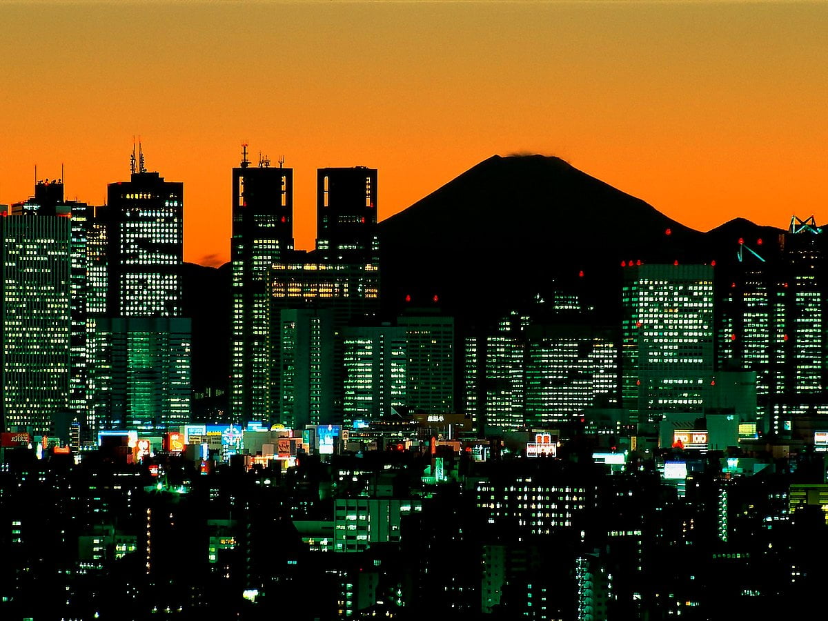 Città di notte (Giappone) — sfondi