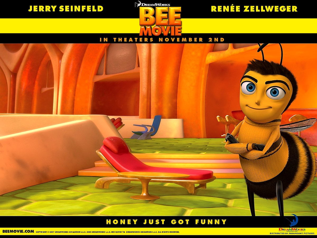 Foto di sfondo - cartone animato, cartoni animati, animazione, gioco d'avventura, giocattolo (scena da film "Bee Movie")