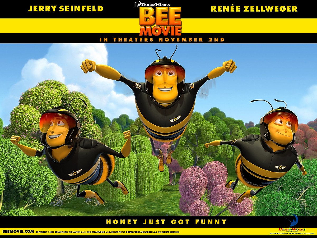 Cartone animato, cartoni animati, gioco d'avventura, animazione, Ape (scena da film "Bee Movie") - HD foto di sfondo